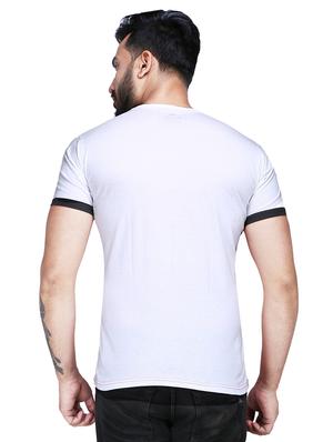 red color block cut & sew t-shirt - 17468528 - Standard Image - 3
