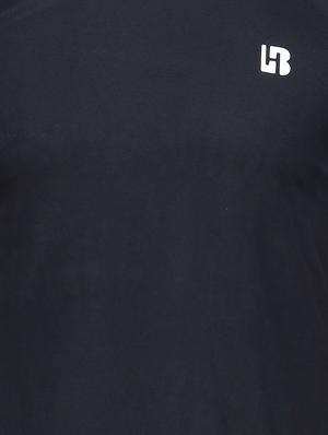 black color block cut & sew t-shirt - 17468530 - Standard Image - 4