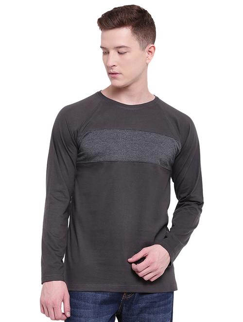 grey cut & sew t-shirt - 17468546 - Standard Image - 1