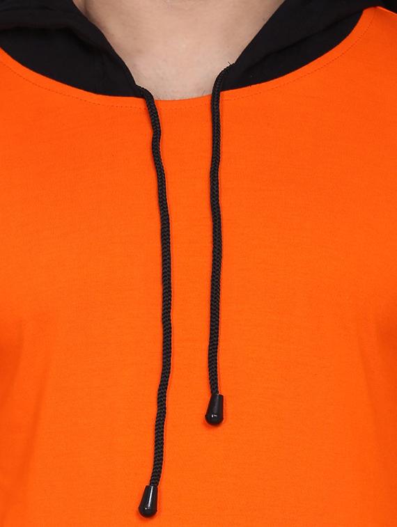orange cut & sew hooded t-shirt - 17468579 - Zoom Image - 4