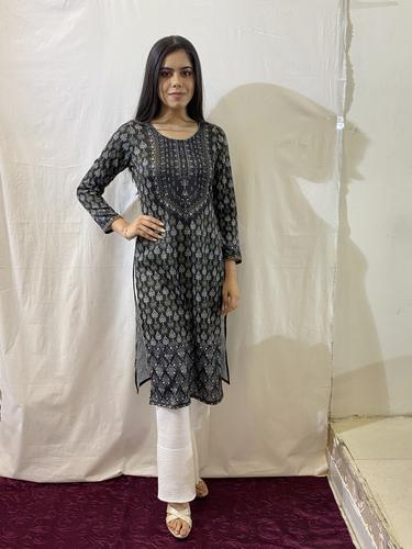 embroidered woolen kurta sets - 17468675 - Standard Image - 1