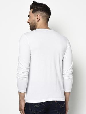 white solid pocket t-shirt - 17468683 - Standard Image - 3