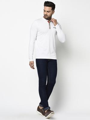 white solid pocket t-shirt - 17468690 - Standard Image - 4