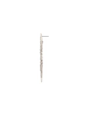 silver metal hoop earring - 17468796 - Standard Image - 2