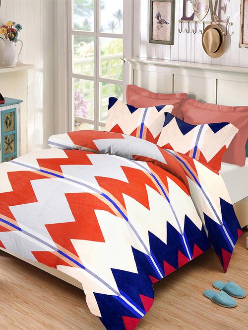 velvet king size double bedsheet with 2 pillow cover - 17468870 - Standard Image - 1