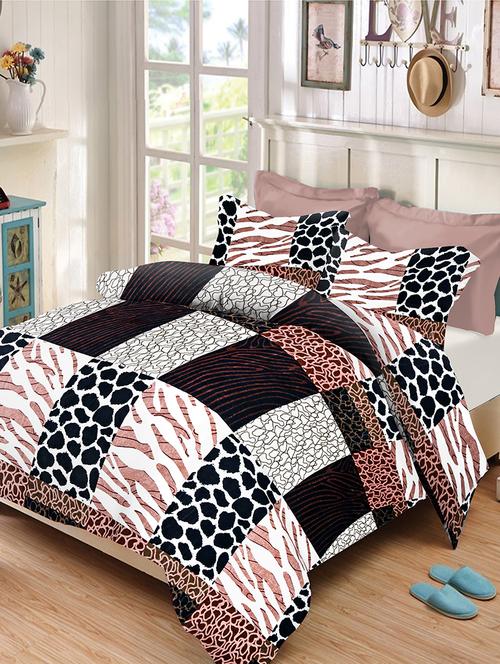 velvet king size double bedsheet with 2 pillow cover - 17468872 - Very Small Image - 1