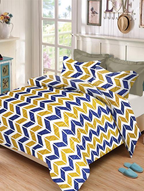 velvet king size double bedsheet with 2 pillow cover - 17468880 - Standard Image - 1