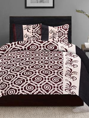 velvet king size double bedsheet with 2 pillow cover - 17468887 - Standard Image - 2