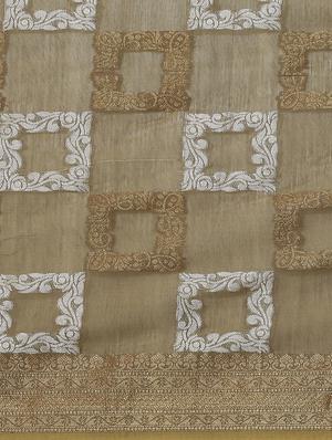 self design woven saree with blouse - 17468994 - Standard Image - 4