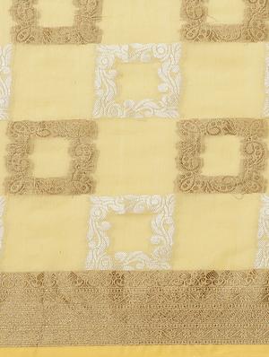 self design woven saree with blouse - 17468995 - Standard Image - 4