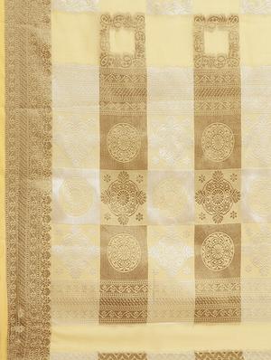 self design woven saree with blouse - 17468995 - Standard Image - 5