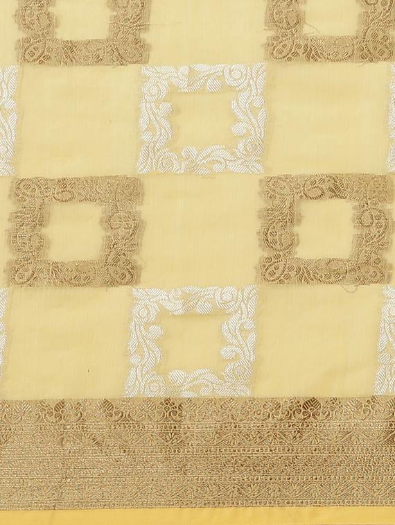 self design woven saree with blouse - 17468995 - Zoom Image - 4