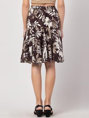 high rise flared skirt - 17469072 - Standard Image - 3