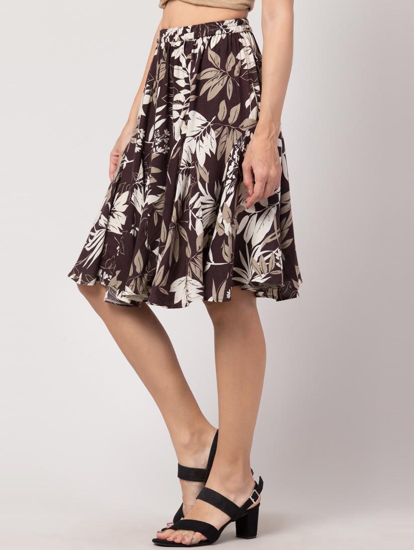 high rise flared skirt - 17469072 - Zoom Image - 2