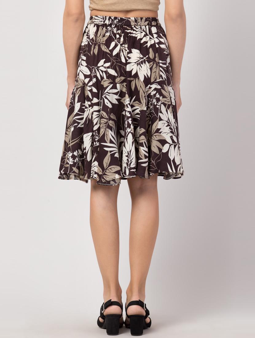 high rise flared skirt - 17469072 - Zoom Image - 3
