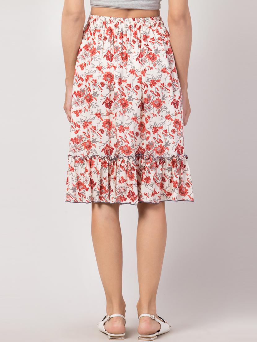 high rise flared skirt - 17469073 - Zoom Image - 3