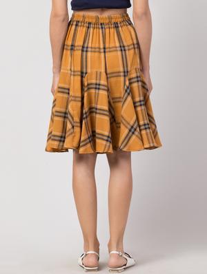 high rise flared skirt - 17469077 - Standard Image - 3