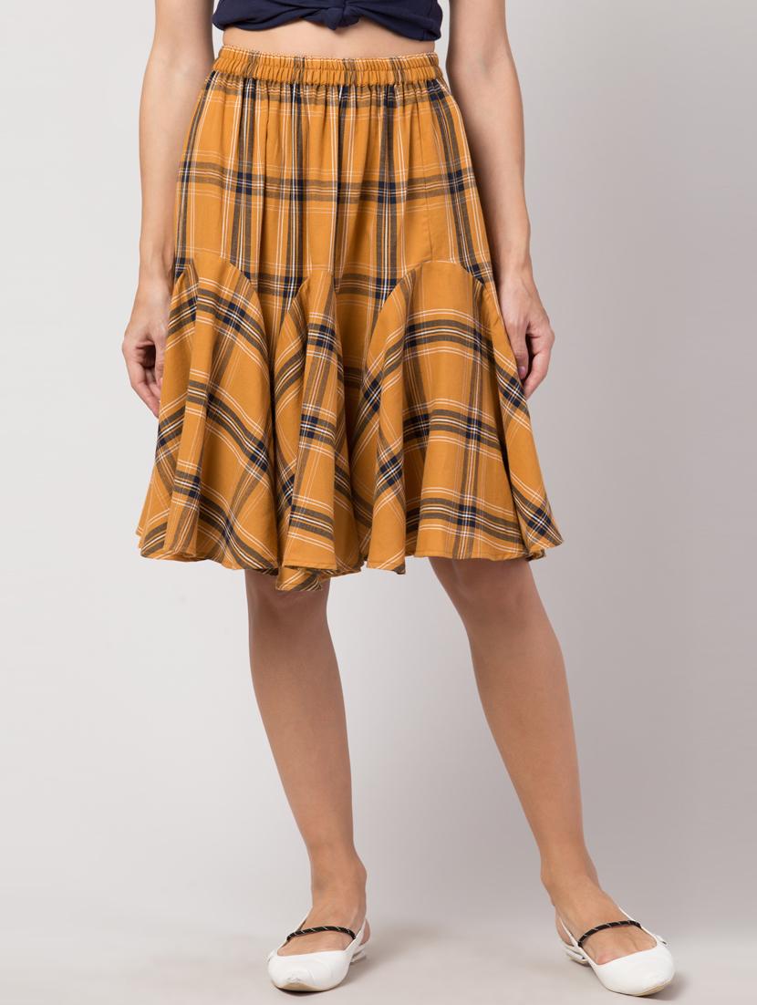 high rise flared skirt - 17469077 - Zoom Image - 1