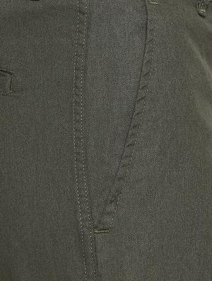 olive green solid bermuda shorts - 17469254 - Standard Image - 5
