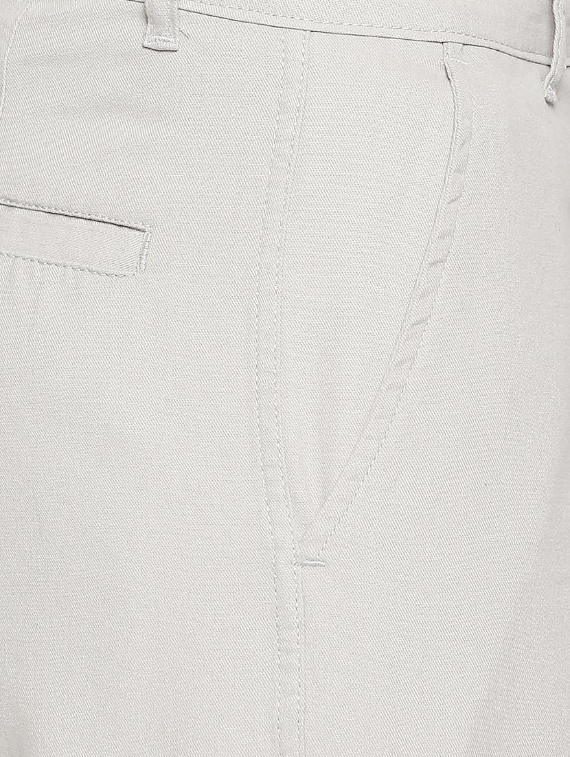 grey solid bermuda shorts - 17469255 - Zoom Image - 5