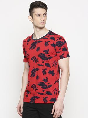 red printed t-shirt - 17469261 - Standard Image - 2