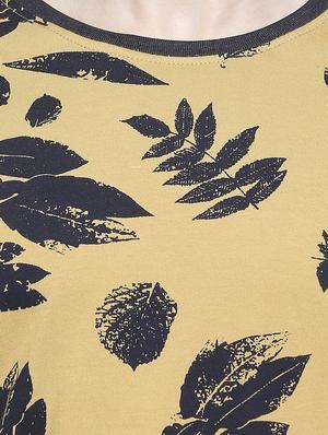 brown printed t-shirt - 17469262 - Standard Image - 5