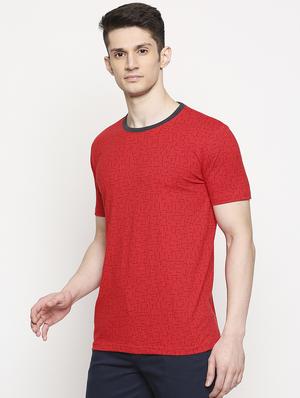 red printed t-shirt - 17469263 - Standard Image - 2