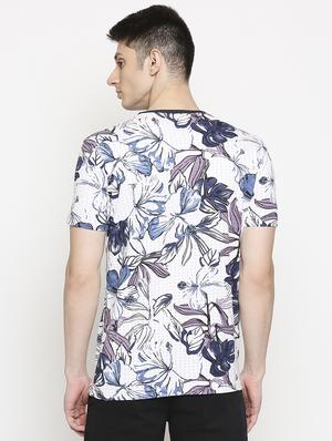 white printed t-shirt - 17469264 - Standard Image - 3