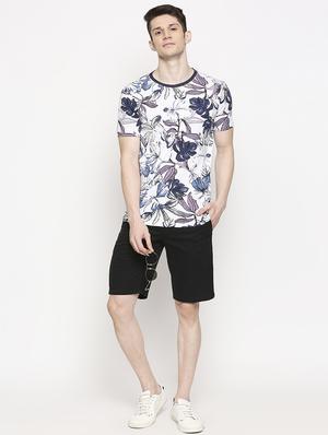 white printed t-shirt - 17469264 - Standard Image - 4