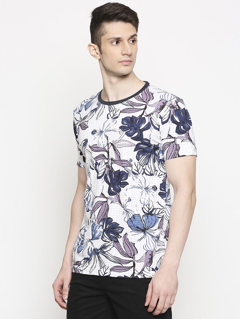 white printed t-shirt - 17469264 - Zoom Image - 2