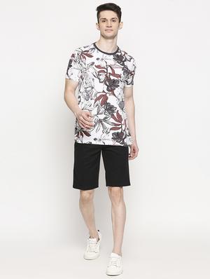 white printed t-shirt - 17469265 - Standard Image - 4