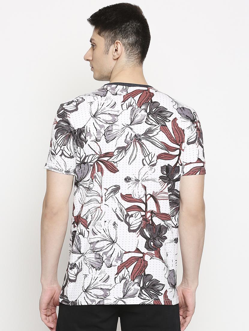 white printed t-shirt - 17469265 - Zoom Image - 3