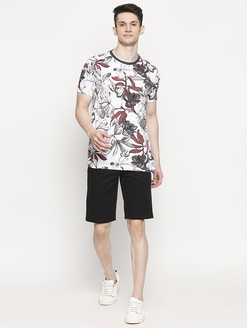 white printed t-shirt - 17469265 - Zoom Image - 4