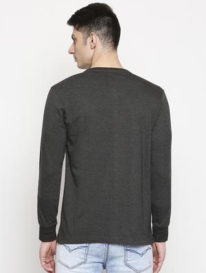 grey solid t-shirt - 17469271 - Standard Image - 3