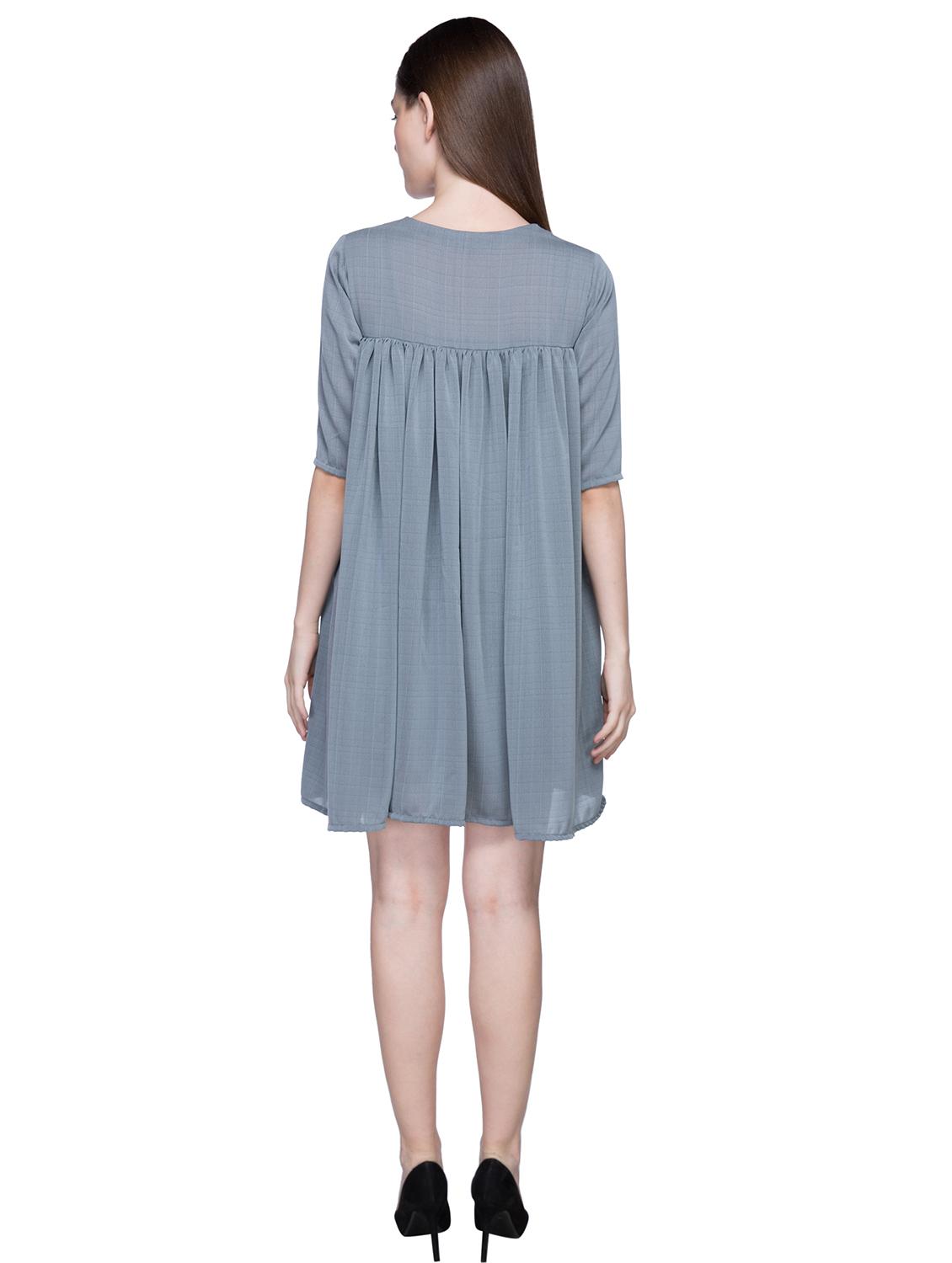 button up shift dress - 17469275 - Zoom Image - 3