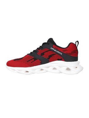 red lace up sport shoe - 17469309 - Standard Image - 3