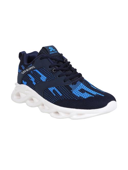 blue lace up sport shoe - 17469310 - Standard Image - 1