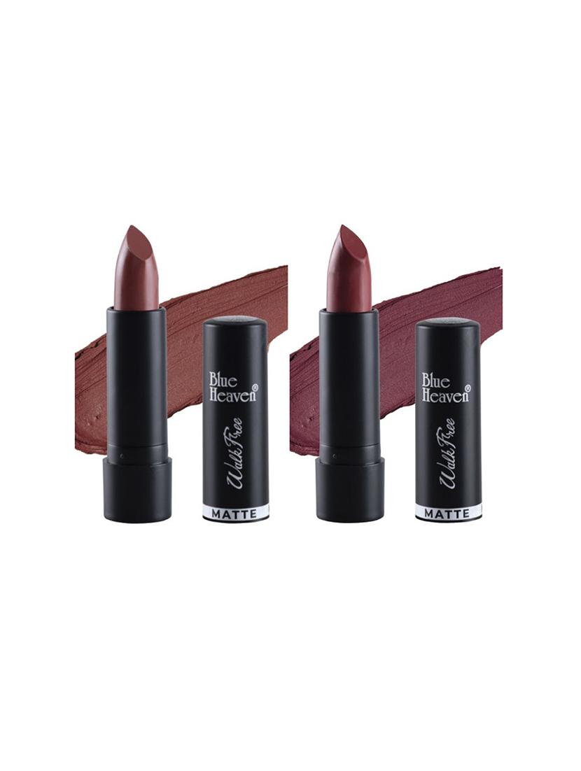 blue heaven pack of 2 walkfree matte lipsticks (chocolate wood & cherry me) - 17469350 - Zoom Image - 1