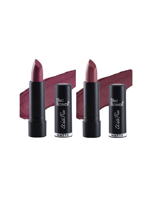 blue heaven pack of 2 walkfree matte lipsticks (aged wine & plum desire) - 17469355 - Standard Image - 1