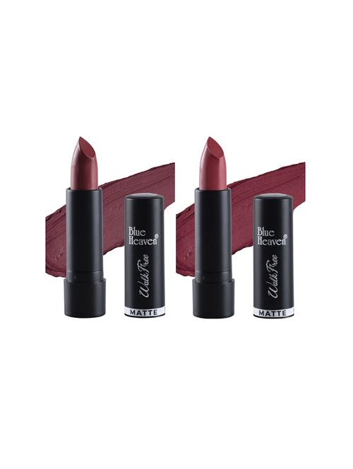 blue heaven pack of 2 walkfree matte lipsticks (cherry me & ruby red) - 17469359 - Standard Image - 1