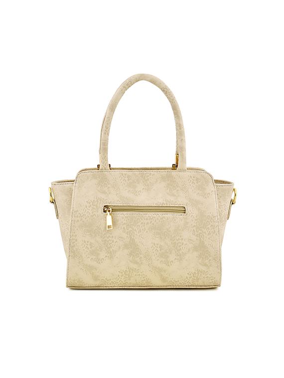 white leatherette (pu) regular handbag - 17469420 - Zoom Image - 3
