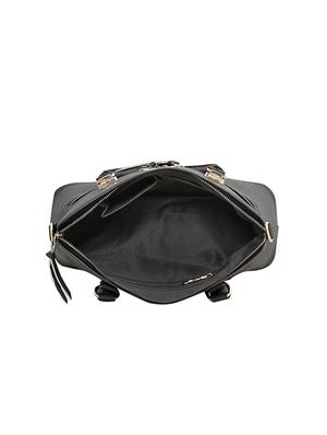 grey leatherette (pu) regular handbag - 17469424 - Standard Image - 4