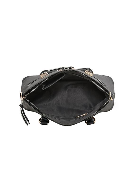 grey leatherette (pu) regular handbag - 17469424 - Zoom Image - 4