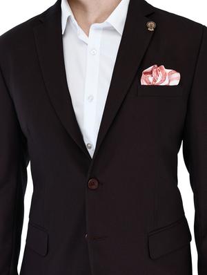 maroon solid single breasted casual blazer - 17469469 - Standard Image - 5