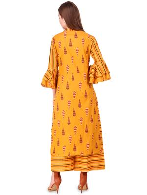 printed kurta palazzo set - 17469508 - Standard Image - 3