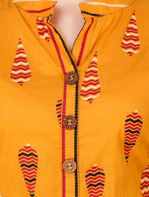 printed kurta palazzo set - 17469508 - Standard Image - 4