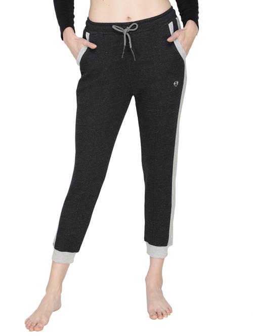 drawstring waist color block track pants - 17469511 - Standard Image - 1