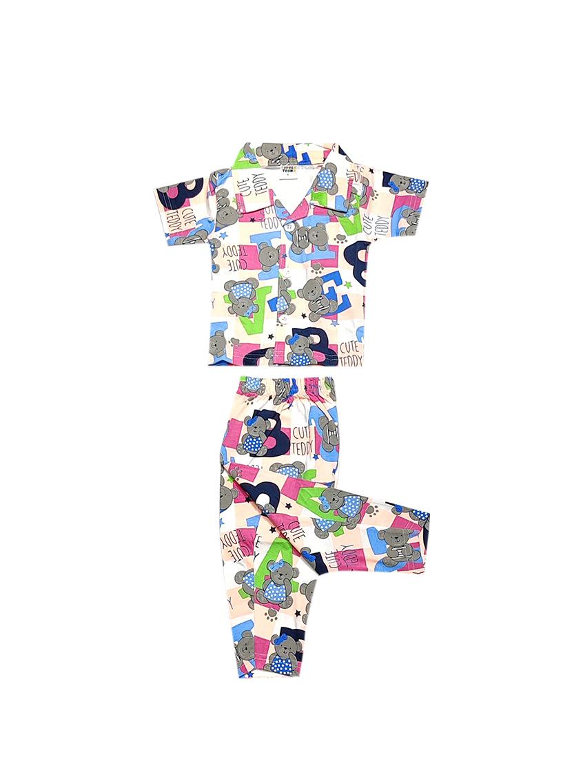 printed nightwear pyjama set - 17469532 - Zoom Image - 1