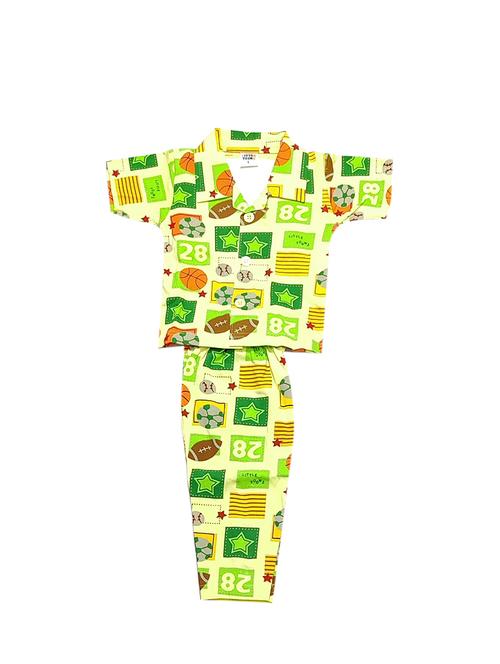 printed nightwear pyjama set - 17469533 - Standard Image - 1