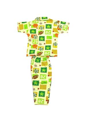 printed nightwear pyjama set - 17469533 - Standard Image - 2